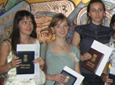 Promotion de 2007: la cérémonie de la remise de diplôme  de fin d’études, deuxième promotion.